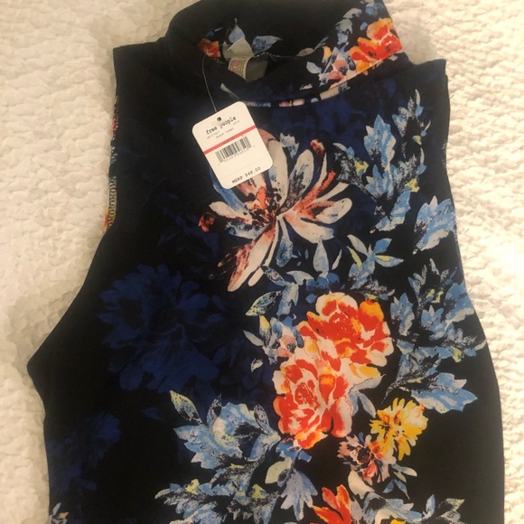 NWT Free People Pixie Bodysuit Floral Black XS - Picture 4 of 4